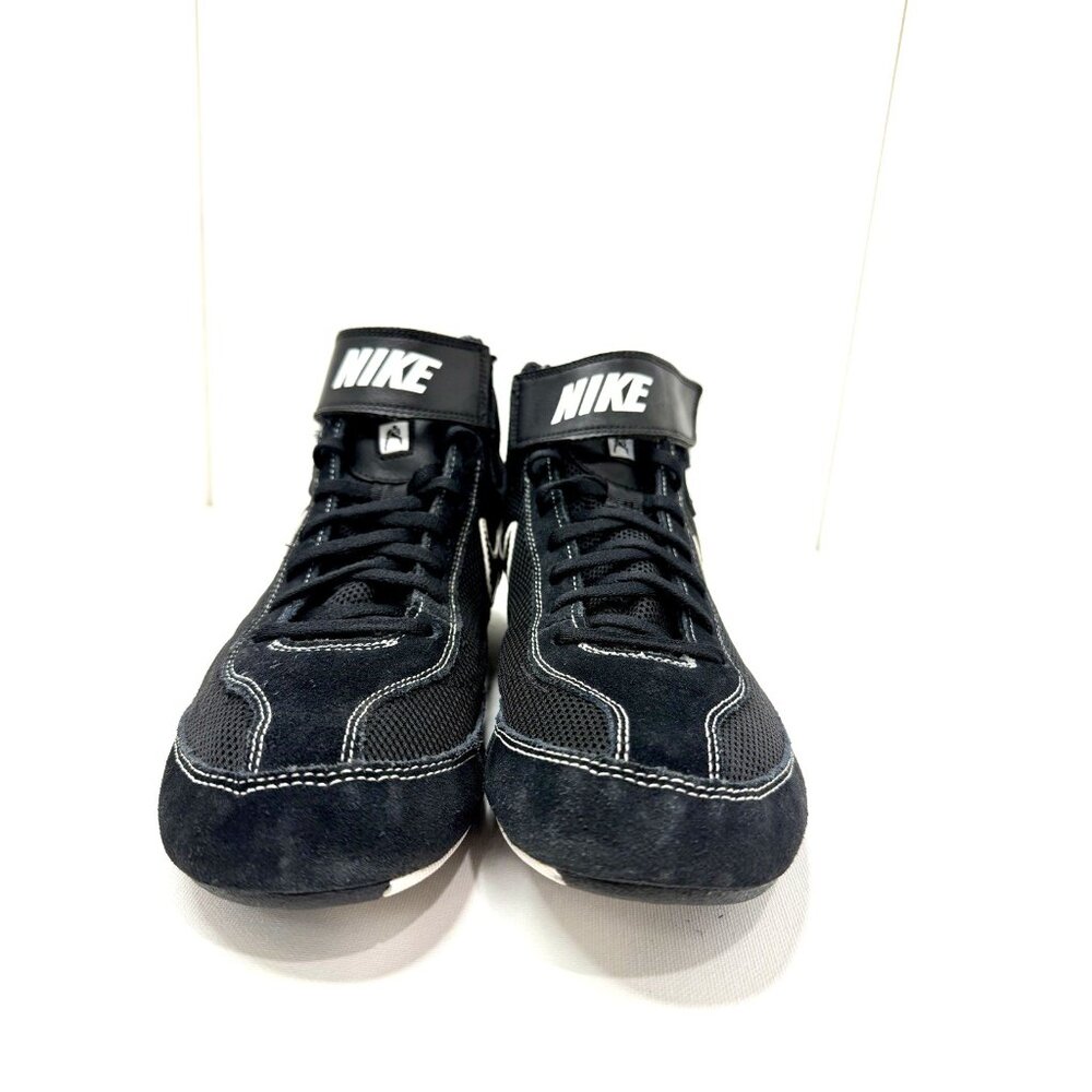 Nike SpeedSweep 7 Men’s Wrestling Shoes Size 8.5 Black White Lightweight Grip
